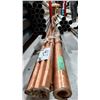 Image 1 : LOT DE 8 TUYAUX EN LAITON ASSORTIS