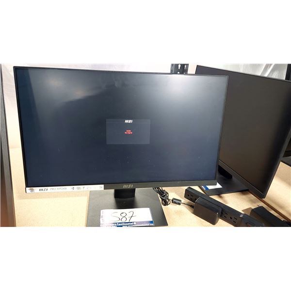 ÉCRAN D’ORDINATEUR MSI PRO MP241X, ÉLÉMENT MANQUANT À L’ARRIÈRE