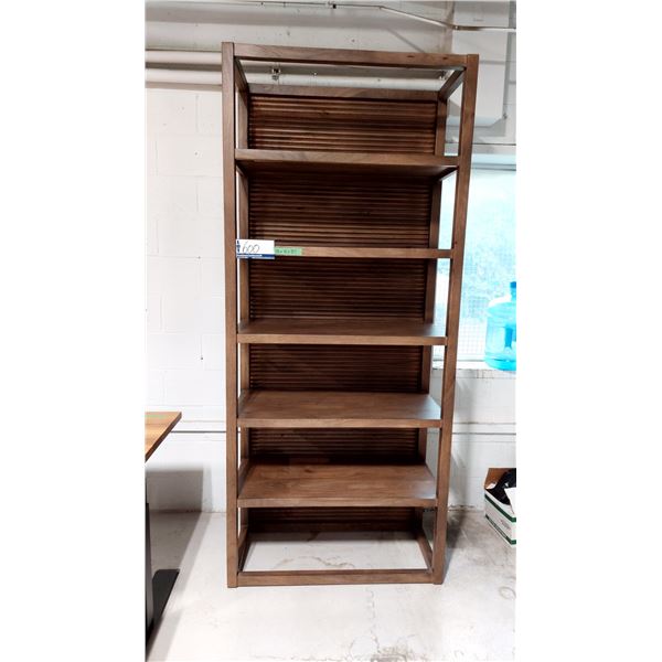 ÉTAGÈRE EN BOIS, 38 X 18 X 87 PO