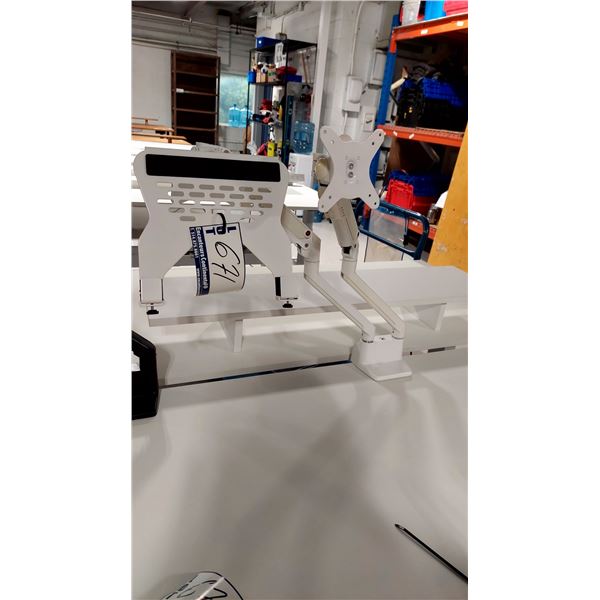 SUPPORT DOUBLE POUR ORDINATEUR (MONITEUR)