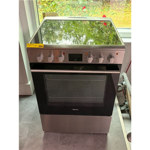 New - Breda Induction Electric Range with Oven BR24ERCSS1-SAMPLE - new sample model