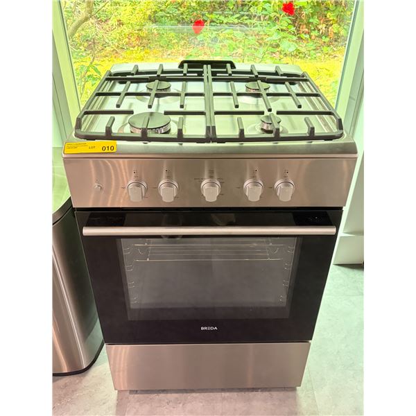 New - Breda Gas Range with Oven - BR24GRSS1-SAMPLE - new sample model