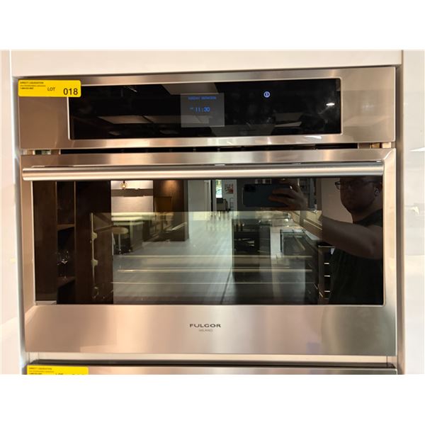 Fulgor Milano 24-inch Built-In Single Steam Wall Oven RV: $3,339.00 Model - F7SCO24S1 - used display