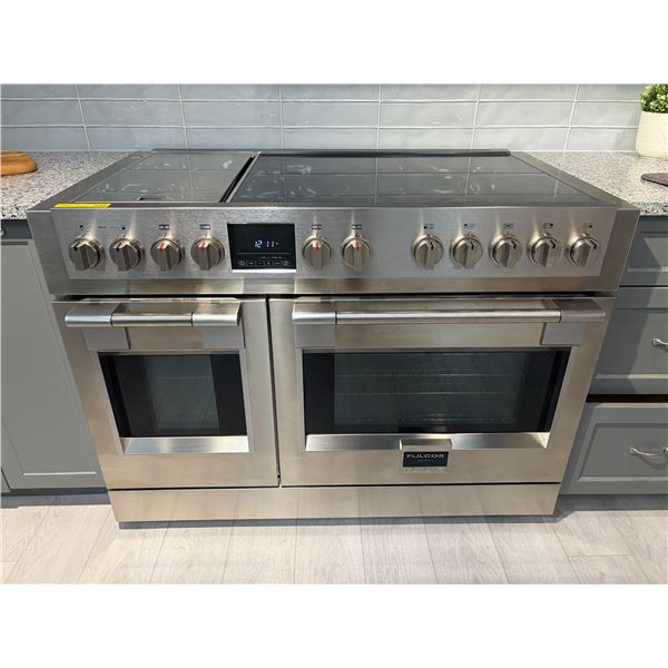 New - Fulgor 48 inch Double Oven Induction Range with Convection RV: $19,999.00 Model - F6PIR485GS1 
