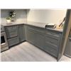 Image 4 : Traditional stone countertop & cabinets set - bidder responsible for disassembly & removal (contents