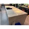 Image 2 : Approx. 10ft stone countertop & cabinet set - approx. 4ft depth x 4.25ft height