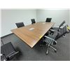 Image 1 : Large Woodgrain Laminate Conference Table