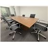 Image 3 : Large Woodgrain Laminate Conference Table