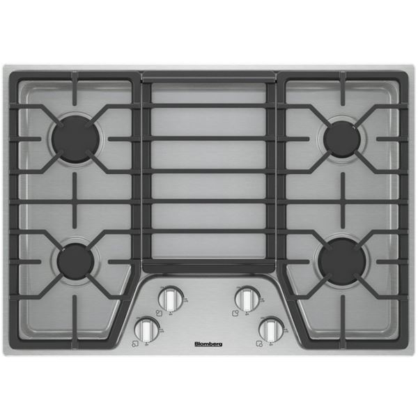 BNIB - Blomberg 30" Gas Cooktop with 4 Sealed Burners, Stainless Steel, RV: $1,599 - Model CTG30400S