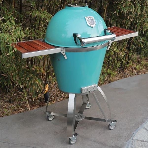 BNIB - Caliber Pro Kamado 22" Charcoal Grill & Smoker, RV: $3,868 - Model CTP22-TQ