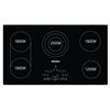 Image 2 : BNIB - Blomberg 36" Electric Cooktop 5 Radiant Heating Zones, Black, RV: $1,499 - Model CTE36500
