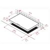 Image 3 : BNIB - Blomberg 36" Electric Cooktop 5 Radiant Heating Zones, Black, RV: $1,499 - Model CTE36500
