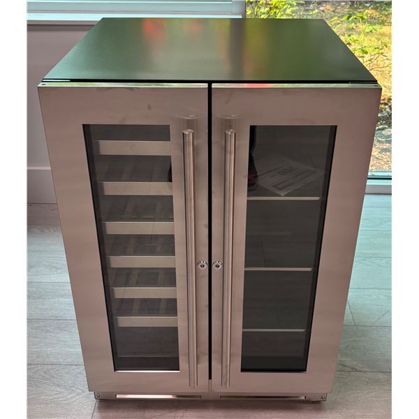 New Breda 24" Dual Zone 21 Bottles + 66 Can Capacity Beverage Cooler - RV: $2,019 - Model BR24BWCSS 