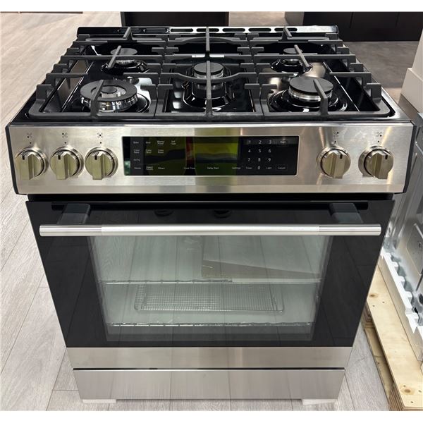 New - Breda 30" Gas Slide in Range - Model BR25D01 (New Sample Model)