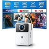 Image 1 : (Lillooet) -  TOPTRO B1 Mini Projector, Built-in Apps & Battery - Open Box Return (Tested)
