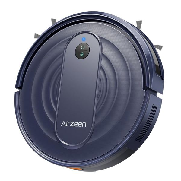 (Lillooet) -  Airzeen J10 Robot Vacuum Cleaner, White - Open Box Return (Tested)