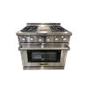 Image 1 : New Caliber 36" Gas Range 4 Burners w/ Griddle Model RG3G-N MSRP $19,000 (new showroom model) S/N CR