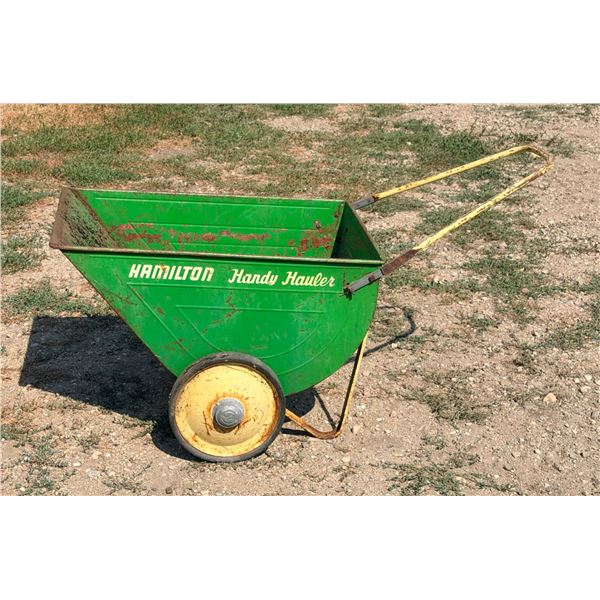 VINTAGE HAMILTON HANDY HAULER GARDEN CART IN GREAT CONDITION