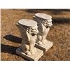 Image 2 : WINGED LION (OR GRIFFIN) ARCHITECTURAL PEDESTAL STANDS/TABLE BASES