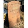 Image 2 : VINTAGE HEAVY CAST IRON CLEAN-OUT ACCESS CHIMNEY DOOR