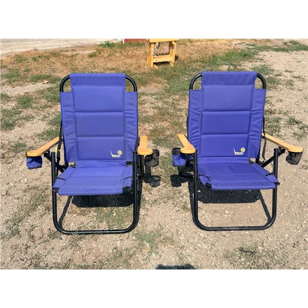 GCI OUTDOOR WILDERNESS RECLINER CHAIRS, PAIR