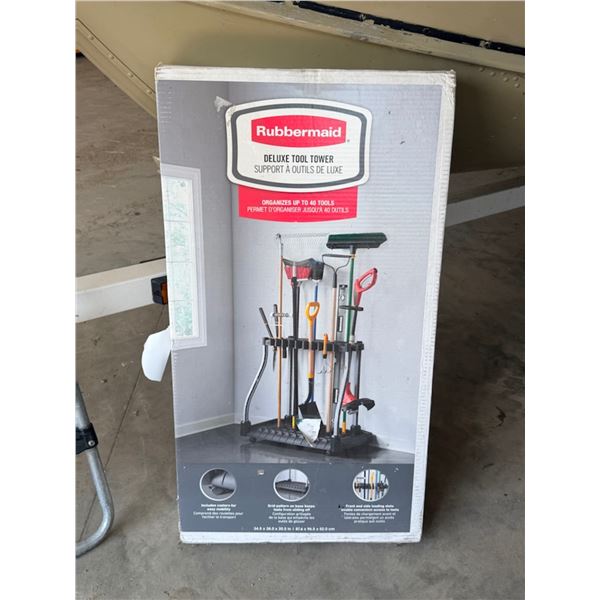 RUBBERMAID DELUXE TOOL TOWER; NEW, IN BOX!