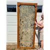 Image 9 : LARGE ANTIQUE, DISTRESSED EMBOSSED METAL CEILING TILE - CUSTOM FRAMED