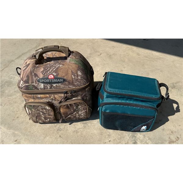 PORTABLE LUNCH/SNACK COOLERS; LOT OF 2