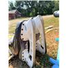 Image 3 : BAUER TUUK HOCKEY SKATES - SIZE BOYS 7D; AND HOCKEY STICKS