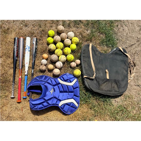 BASEBALL AND SOFTBALL BATS, BALLS, AND GEAR