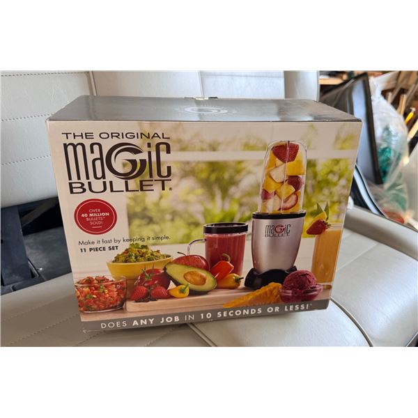 THE ORIGINAL MAGIC BULLET 11-PIECE SET; NEW, IN BOX