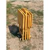 Image 2 : SOLID WOOD FOLDING TV TRAY TABLE SET WITH A STORAGE STAND