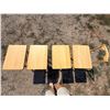 Image 7 : SOLID WOOD FOLDING TV TRAY TABLE SET WITH A STORAGE STAND