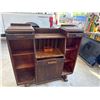 Image 18 : ANTIQUE SIDE-BY-SIDE SECRETARY DESK AND BOOKCASE
