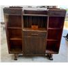 Image 1 : ANTIQUE SIDE-BY-SIDE SECRETARY DESK AND BOOKCASE
