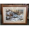 Image 1 : "RIVER BOTTOM BUCK" BY JIM HANSEL SIGNED AND NUMBERED FRAMED PRINT