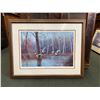 Image 1 : "WIDGEON COUNTRY" BY RHYNARD KLINGBEIL SIGNED AND NUMBERED FRAMED PRINT