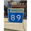 Image 1 : MINNESOTA HIGHWAY RETIRED SIGN FOR STATE HIGHWAY 89