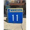Image 1 : MINNESOTA HIGHWAY RETIRED SIGN FOR STATE HIGHWAY 11