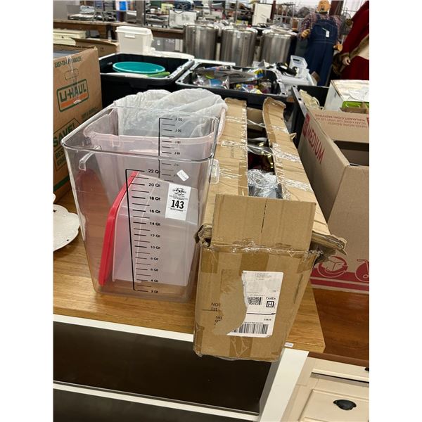 Crowd Control Accssories, Measuring/Storage Bins, Lid