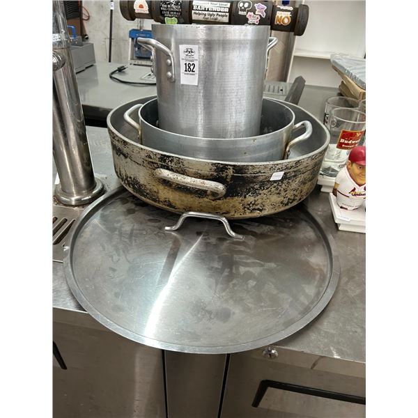 Brazing Pans, Stock Pot, Lid