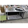 Image 1 : SS  5' Table Backsplash, Undershelf, Can Opener