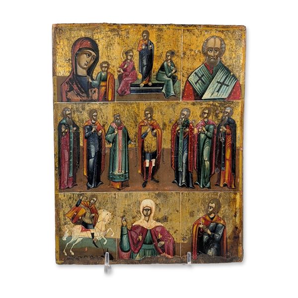 Russian Orthodox Multi-Register Panel Icon