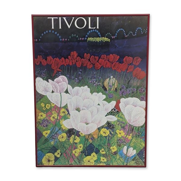 Naja Salto (Danish, 1945-2016), Offset Lithograph Exhibition Poster for Tivoli Gardens, 1991
