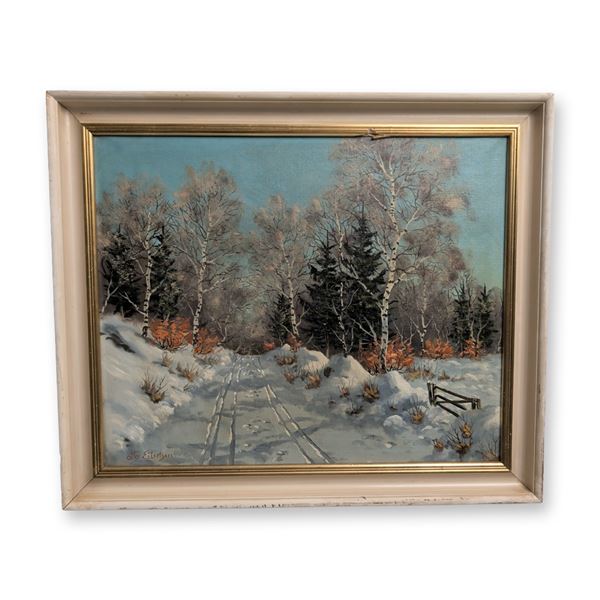 Otto Eilertsen (Danish, 1908-1991), "Winter Landscape"