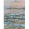 Image 3 : T. McLeod Coastal Scene with Sailing Vessel Oil on Board