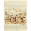 Image 2 : Lithograph on Paper, Ponte Vecchio, Florence,  1991, Signed Sughie