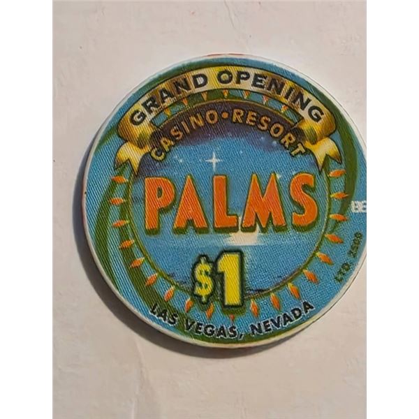 PALMS GRAND OPENING $1 CASINO CHIP