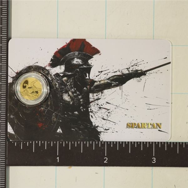 2026 "SPARTAN" .9999 GOLD $12 COIN FROM THE
