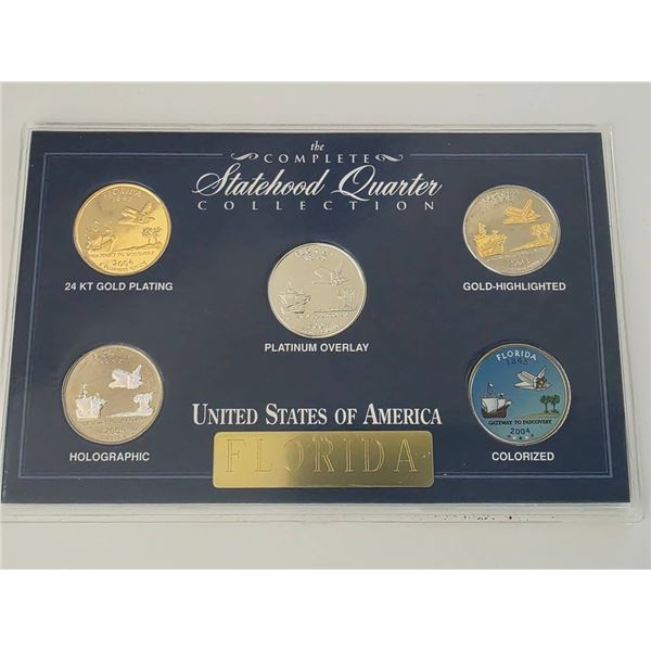 2004 FLORIDA STATEHOOD QUARTER COLLECTION SET